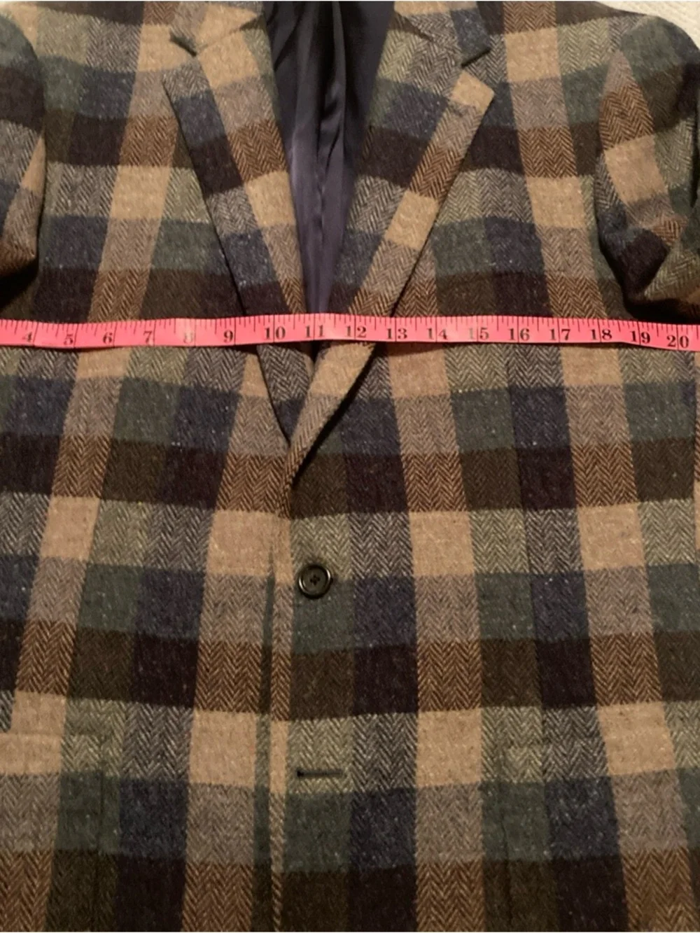 J. Crew Ludlow Slim-Fit Multi-Color Herringbone tweed Irish wool Plaid Blazer